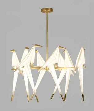 Perching Bird Chandelier