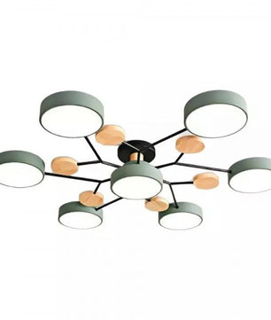 Nordic Branched Disc Metal Ceiling Lamp S117