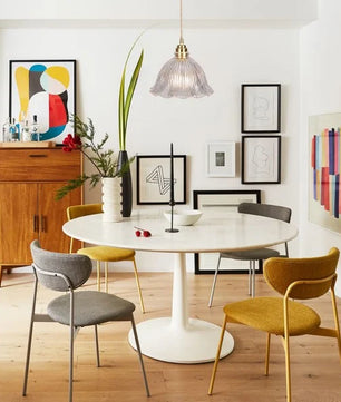 Nordic Retro Flower Glass Pendant Lamp S45