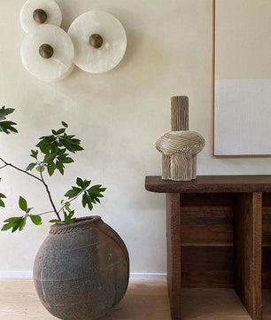 Round Alabaster Wall Lamp
