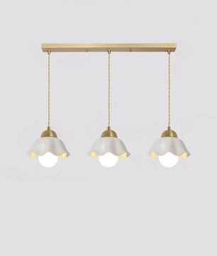 Ceramics Floral Pendant Light