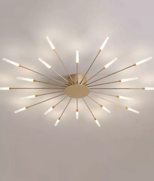 Sputnik Led Fireworks Flush Mount Ceiling Light S40