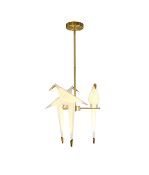 Perching Bird Chandelier