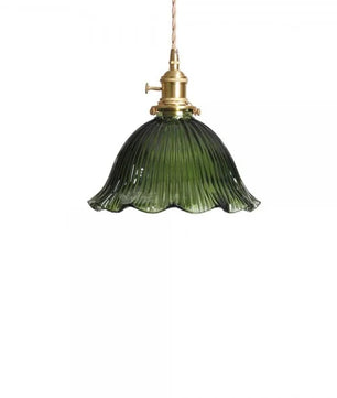 Nordic Retro Flower Glass Pendant Lamp S45