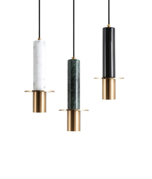 Marble Cylinder Pendant Light