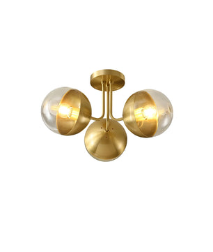 Brass Globulars Ceiling Lamp