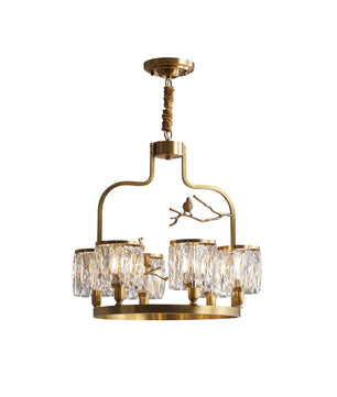 Crystal Bird Chandelier