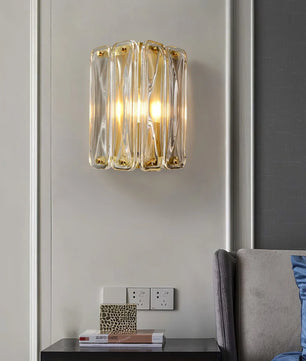 Triangular Glass Wall Light