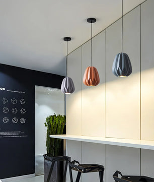 Papaya Resin Pendant Lamp