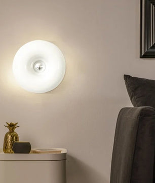 Bauhaus Glass Donut Table / Wall Lamp S77