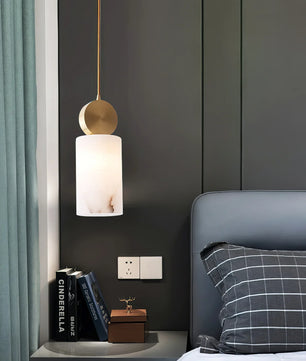 Etruscan Alabaster Pendant Light