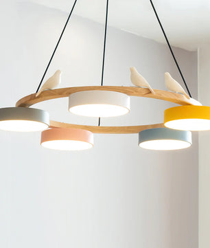 Sienna Bird Round Chandelier