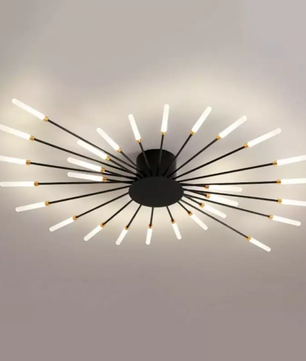 Sputnik Led Fireworks Flush Mount Ceiling Light S40