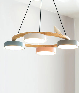 Sienna Bird Round Chandelier