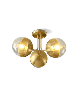 Brass Globulars Ceiling Lamp