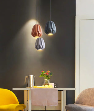 Papaya Resin Pendant Lamp