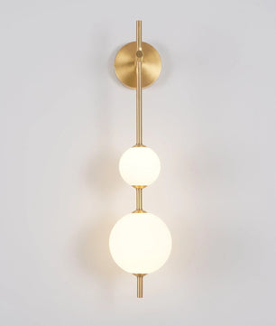 Vertical Globe Wall Lamp