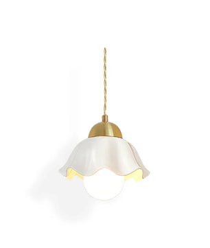 Ceramics Floral Pendant Light