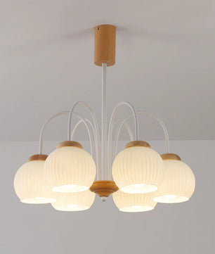 Molecural Wood Chandelier
