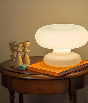 Mushroom Donut Bauhaus Glass Table Lamp S34