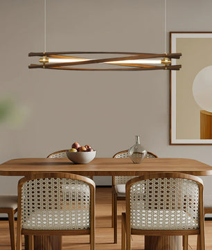 Axis Wood Chandelier