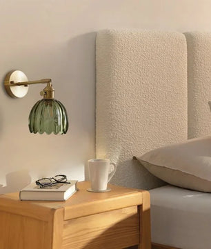 Retro Glass Flower Bud Tulip Wall Lamp S120