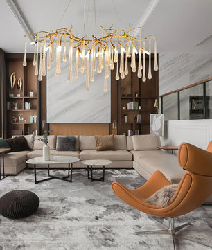 Aqua Makrama Chandeliers