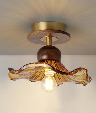 Kapok Wood Ceiling Light