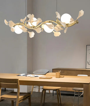 Gingko Glass Chandelier
