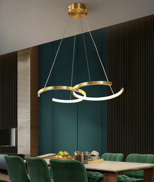 Double Rings Pendant Light