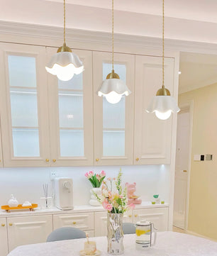 Ceramics Floral Pendant Light