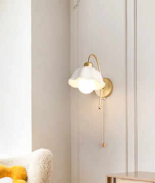 Flower Ceramic Wall Lamp