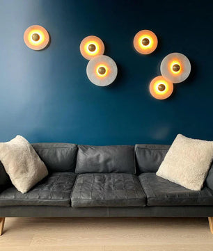 Round Alabaster Wall Lamp