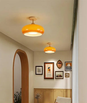 Retro Bauhaus Glass Ceiling Lamp S87