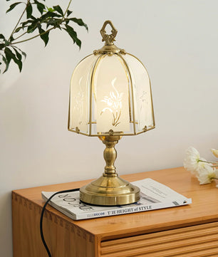 Orchid Glass Table Lamp