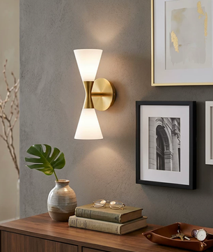 Clessidra Mid-Century Bowtie Wall Sconce
