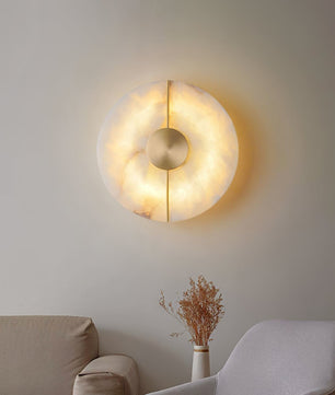 Artistic Alabaster Wall Lamp