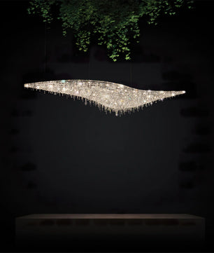 Leaves Crystal Chandelier