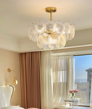 Shell Glass Chandelier
