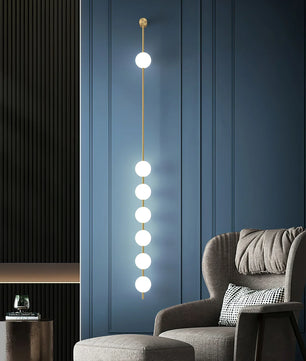 Vertical Balls Wall Lamp