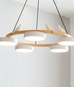 Sienna Bird Round Chandelier