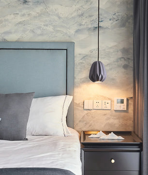 Papaya Resin Pendant Lamp