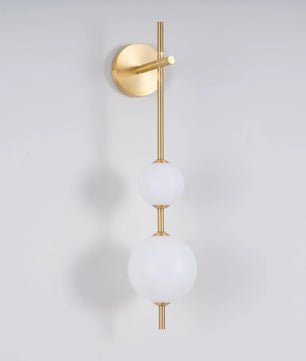 Vertical Globe Wall Lamp