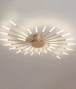 Sputnik Led Fireworks Flush Mount Ceiling Light S40