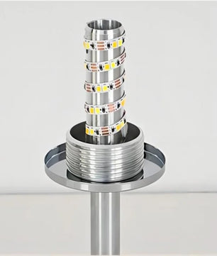 Bauhaus Lollipop Ripple Glass Table Lamp S27