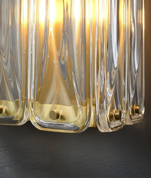 Triangular Glass Wall Light