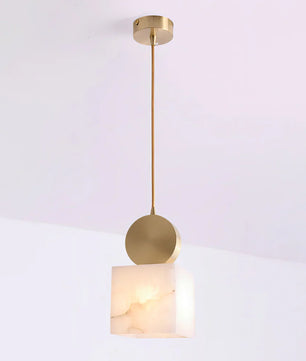 Etruscan Alabaster Pendant Light