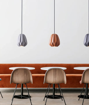 Papaya Resin Pendant Lamp