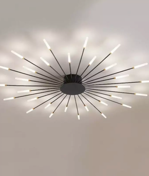 Sputnik Led Fireworks Flush Mount Ceiling Light S40