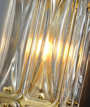 Triangular Glass Wall Light